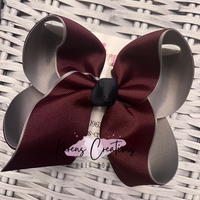 Basic Solids Layered Hair Bow