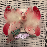 Christmas Sprinkle Cookies Hair Bow