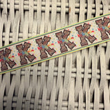 1.5" Rainbow Leopard School Grade Ribbon