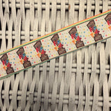 1.5" Rainbow Leopard School Grade Ribbon