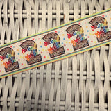 2" Rainbow Leopard School Grade Grosgrain Ribbon - 5 Yards