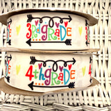 1.5" Fun Elementary School Grade Ribbon