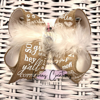 Southern Charm Phrases Hair Bow