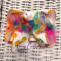 Summer Beach Themed Hair Bow